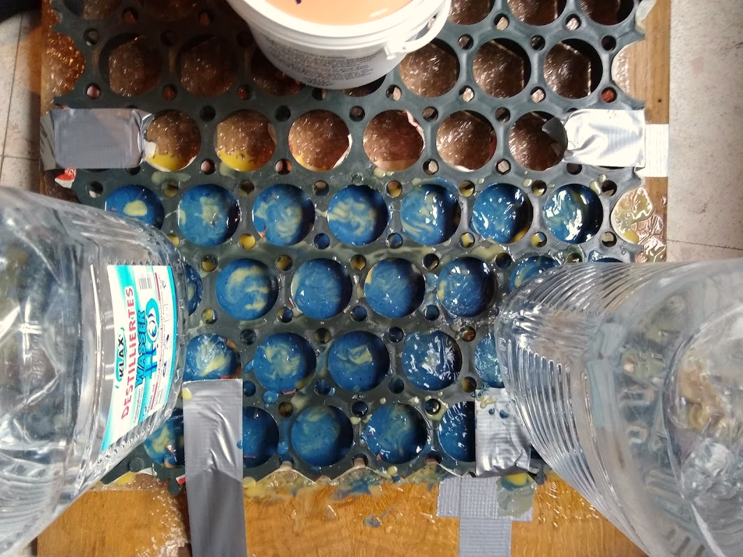 pictures from the soapmaking process